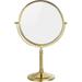 Freestanding Tabletop Makeup Mirror 8 Inch Double Sided 1x 3 X Magnification 360 Degree Swivel Cosmetic Vanity Magnifying Mirror