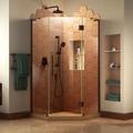 Dreamline Prism Plus 38 Inch x 72 Inch Frameless Neo-Angle Hinged Shower Enclosure SHEN-2638380-06