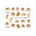 JUNTEX Angel Cupid Nail Art Stickers for Acrylic Nails Supplies Manicure Decorations