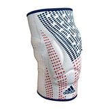 adidas Men s Wrestling Reversible Knee Pad (XS White/Flag)