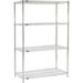 Nexel ESD Wire Shelving Starter - 5 Tier - 36 W x 12 D x 74 H