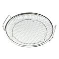Deep Fried Drain Strainer Food Presentation Stainless Steel Baking Sifting Tray Multipurpose Fine Mesh Barbecue Grill Tray 18cm With Ears