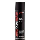 4.8 oz Style Sexy Hair Play Dirty Dry Wax Spray Hair Care - Pack of 2 w/ Sleekshop Teasing Comb