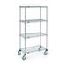 Nexel Industries C2448PSS Stainless Steel Solid Shelf Stem Caster Truck- 24 x 48 x 69 in.