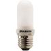 Bulbrite Pack of (5) 100 Watt 120V Dimmable Frost T8 Double Envelope Halogen Mini Light Bulbs with Medium (E26) Base 2900K Soft White Light