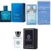 Versace Eros Men EDT Man Eau Fraiche EDT Pour Homme EDT - 5ml Mini Splash Bottle 3PK Kit