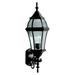 Kichler 9791 Townhouse Collection 1 Light 27 Outdoor Wall Light - Black
