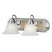 Maxim Lighting - Two Light Bath Vanity - Essentials-2 Light Early American Bath