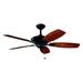 Kichler 300117 Canfield 52 5 Blade Indoor Ceiling Fan - Black