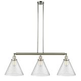 Innovations Lighting 213 X-Large Cone Cone 3 Light 44 Wide Commercial Linear Chandelier -