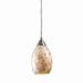 Elk Home 5-Inch Wide Capri Mini Pendant Transitional Satin Nickel