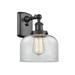 Innovations Lighting 916-1W Large Bell Large Bell 8 Wide Bathroom Sconce - Black