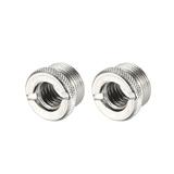 3/8â€� Female To 5/8 Male Threaded Screw Adapter For Microphone Stand 2 pcs