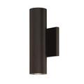 WAC Lighting Caliber 1-Light LED Aluminum Indoor & Outdoor Wall Light in Bronze