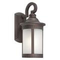 Forte Lighting - Bourne - 1 Light Outdoor Wall Lantern-16.25 Inches Tall and 7.5