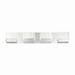 Contemporary 4-Light Led Bathbar with Clear Etched Glass 5.25 X 29.5 inches Vanity & Bath Bailey Street Home 79-Bel-2656962