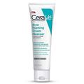 CeraVe Acne Foaming Cream | Acne Treatment Face Wash with 4% Benzoyl Peroxide Hyaluronic Acid Niacinamide | Foam Formula Oz
