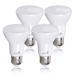 4 Pack Bioluz LED BR20 LED Bulbs 50 Watt Replacement 90 CRI CEC Title 20 UL Listed Indoor Outdoor Dimmable LED Lamp