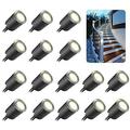 Recessed LED Deck Light Kits with Black Protecting Shell ?32mm SMY In Ground Outdoor Landscape Lighting IP67 Waterproof 12V Low Voltage for Garden Yard Steps Stair Patio Floor Kitchen Decoration