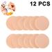 12 Pieces Round Makeup Cosmetic Puff Round Foundation Makeup Sponge Set Round Cosmetic Makeup Sponge for Most Types of Cosmetics Foundation BB Cream Powder Concealer