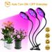 LHomeove Plant Grow Light 3 Switch Modes Adjustable Gooseneck With Desk Clip Waterproof Full Spectrum LED Grow Lights