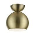 Livex Lighting - Stockton - 1 Light Globe Semi-Flush Mount In Industrial