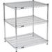 Nexel ESD Wire Shelving Starter - 3 Tier - 36 W x 36 D x 34 H