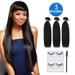 12 -20 Silky Straight/Body Wave Human Hair Extensions 3 Bundles Lot Remy 7A Brazilian Virgin Hair Natural Color Hair Weave Wefts