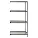 Quantum Storage AD63-1860BK 4-Shelf Black Wire Shelving Add-On Unit - 18 x 60 x 63 in.