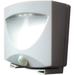 MAXSA Innovations Battery-Powered Motion-Activated Outdoor Night-Light in White