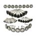 Irfora 45-Pieces Stainless Steel Wire Brush Wheel Set 1/8 Shank Wire Brush 10/15/25mm Diameter Brush Wheel for Polishing Grinding