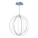 ET2 E24048-BP 30 in. Concentric LED Pendant Ceiling Light Brushed Pewter