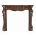 The Deauville 48 Fireplace Mantel Fruitwood Finish