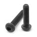 M16 x 2.00 x 40 MM (FT) Coarse Thread ISO 7380 Class 12.9 Socket Button Head Cap Screw Alloy Steel Black Oxide Pk 62