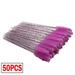 Mascara Brushes Eyelash Brushes Disposable Mascara Brushes Crystal Eyelash Brushes for Eyelashes and Eyebrows Mascara Wands for Beauty Salon and Home Use(50PCS)