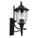 Eglo 202801A Pinedale 3 Light 22-3/8 Tall Outdoor Wall Sconce - Black