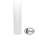 6-Pack Replacement for Glacier Bay HDGUSS4 Polypropylene Sediment Filter - Universal 10-inch 5-Micron Cartridge for Glacier Bay Basic Drinking Water Filtration System - Denali Pure Brand