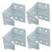 4Pcs s Center Support Bracket Iron for Faux and Wood Horizontal s