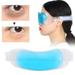 Tebru Cold Eye Mask Cold Eye Pack Reusable Anti-fatigue Dark Circles Cold & Hot Compress Sleeping Eye Mask Ice Cooling Eye Mask