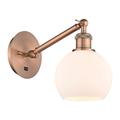 Innovations Lighting - Athens - 1 Light Wall Sconce In Industrial Style-10.5