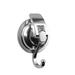 1Pack Suction Cup Hooks Suction Cup Hooks for Shower with 20 Pounds Load Easy to Install Ready to Use for Bathroom Shower Loofah Towel - Silver