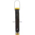 Droll Yankees Bird Feeder Finch Feeder Bird Lovers Bottoms-Up 16-inch 6 Ports Yellow BUF16