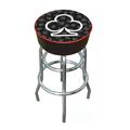 Trademark Global Four Aces Club Logo 30 Padded Bar Stool