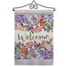 Colorful Bouquet Garden Flag Set Floral 13 X18.5 Double-Sided Yard Banner