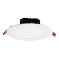 Commercial Electric 6 in. White Flush Round Wet Rated LED Integrated Recessed Lighting Kit