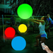 Pool Toys Glow 16 Beach Ball 13 Colors Changing LED Light Up Floating Inflatable with Remote Glow in The Dark Great for Beach Pool Party Outdoor Games and Decorations (1 PCS)