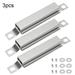 Gadgetvlot 3Pcs Adjustable BBQ Steel Crossover Tubes Stainless Steel Grill Heat Tent Channel Burner Replacement Kits Parts for Gas Grill White