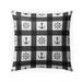 Anchor Galore Black and White Outdoor Pillow by Kavka Designs