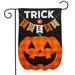 Trick Or Treat Pumpkin Burlap Halloween Garden Flag 12.5 x 18 Briarwood Lane