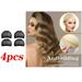 Dicasser Wig Caps 4pcs Stretchy Nylon Wig Caps Stocking Caps For Wigs Wig Caps For Women Man-Black